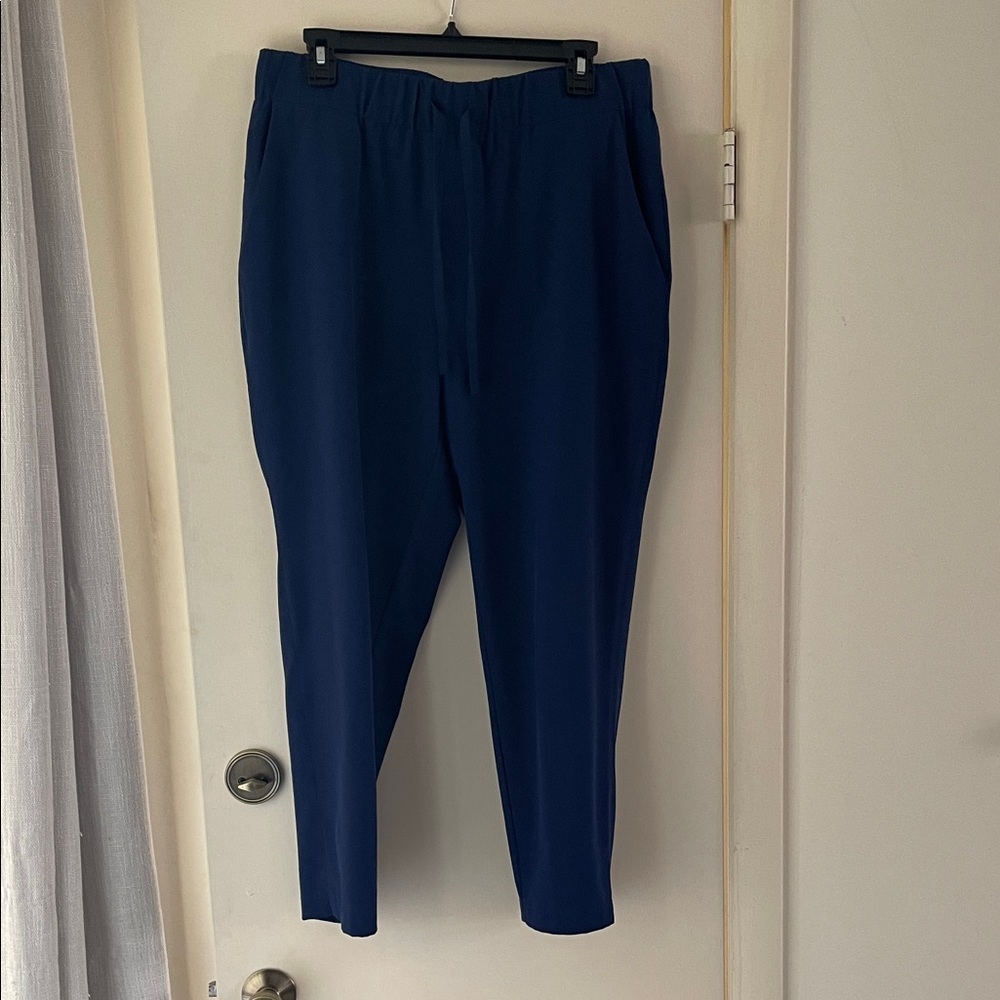 Stylish Blue Women's Cropped Pants
